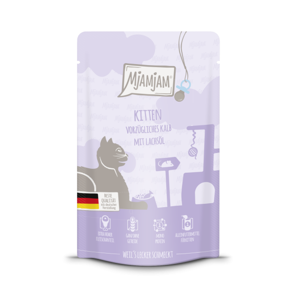 MjAMjAM Kitten Kalb+Laöl 125gP
